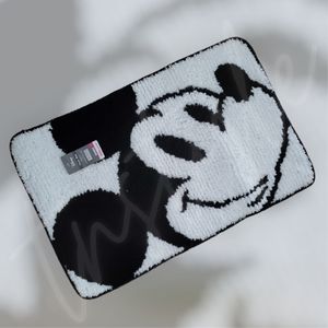 Fluffy Mickey Mouse Floor Mat